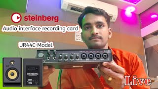 Bheru Puri recording audio interface card ur44c