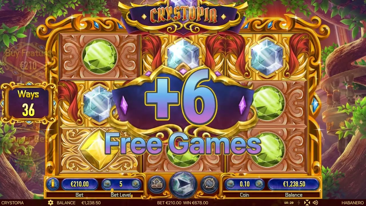 Crystopia Slot Review | Free Play video preview