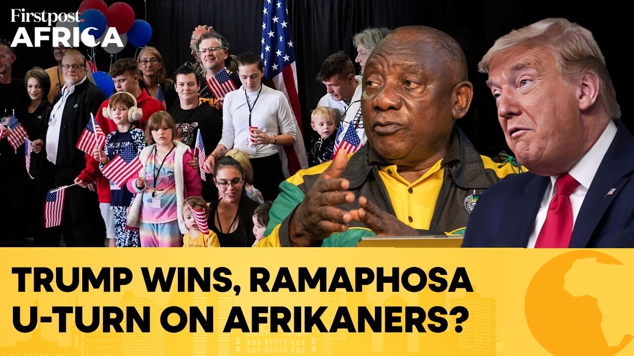 South Africa’s Ramaphosa Backs Trump’s Afrikaner Refugee Scheme: Reports | Firstpost Africa | N18G