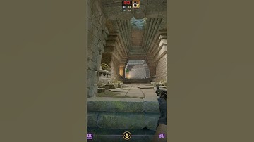 Molotov Default From Teample For Retake On Ancient In CS2 #cs2 #shorts