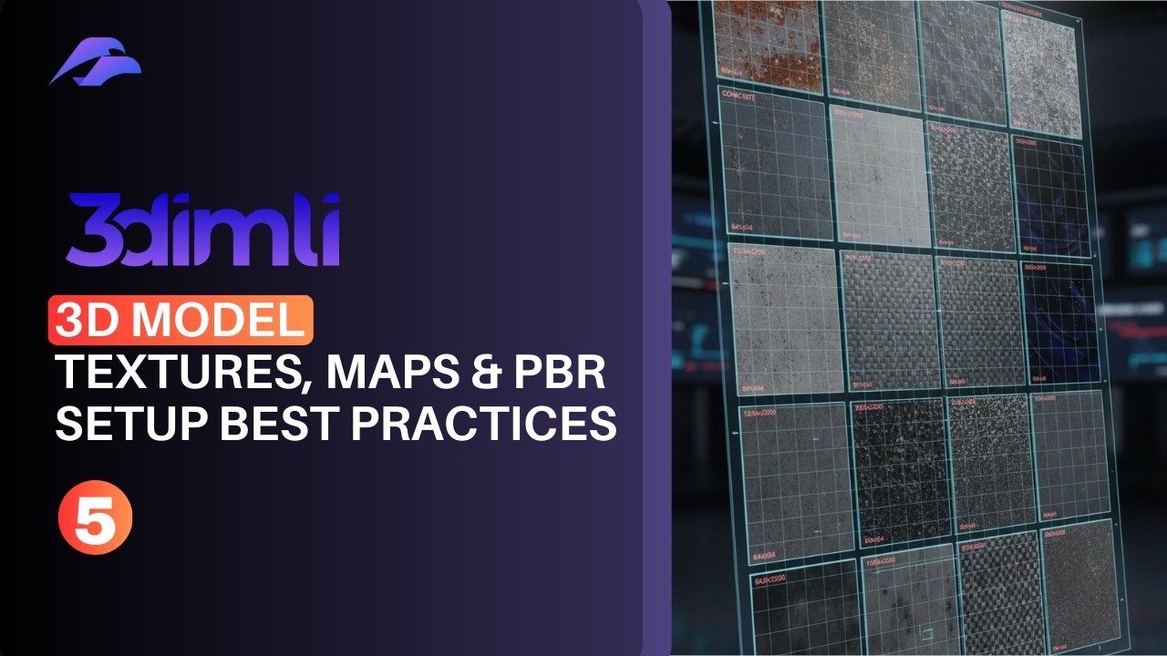 How to Handle Textures, Maps & PBR Setups for 3D Models on 3DIMLI - YouTube