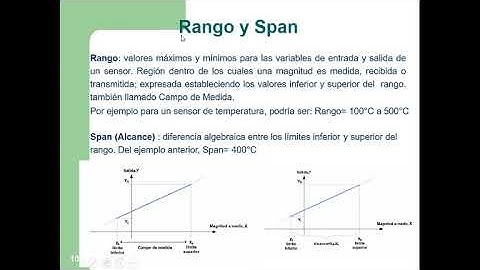 Caracteristicas generales de los sensores