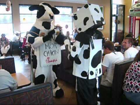 Robot cow - 2009 at Chic-fil-A with robo song edits