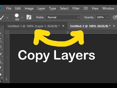Adobe Photoshop |  Sao chép các lớp từ một tài liệu sang một tài liệu khác