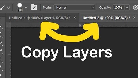 Adobe Photoshop | Copy Layers From a Document to Another