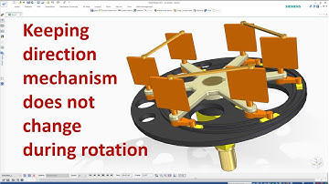 Solid Edge Assembly & Animation #39 | Keeping direction mechanism does not change during rotation