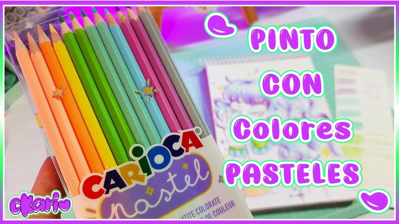 Lápices Colores Pastel Carioca x 24