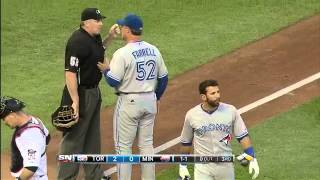 2012/05/10 Bautista disputes ump's call