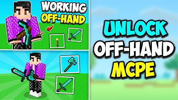 Hold items mcpe left hand (Sword, Pickaxe, Axe) Hold items in both hands
