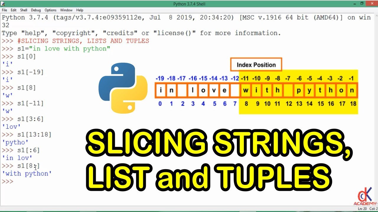 python list assign slice