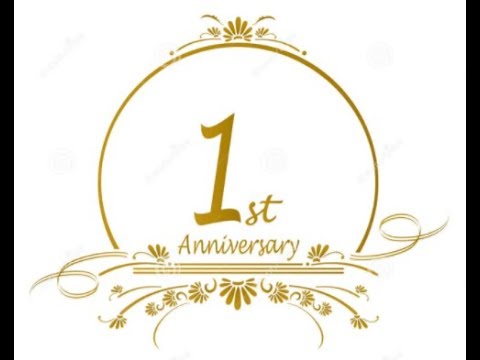 happy 1 years anniversary