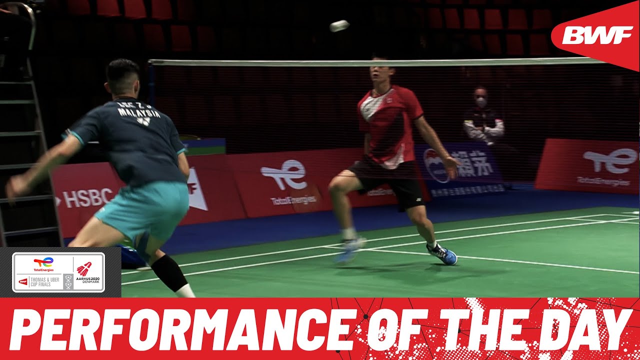 Thomas Cup Performance of the Day How good is this rally from Brian Yang and Lee Zii Jia?