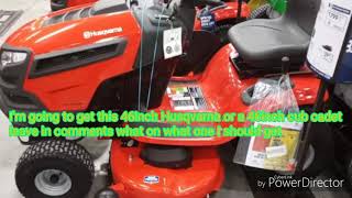 What lawn tractor should I get a Husqvarna or a Cub cadet