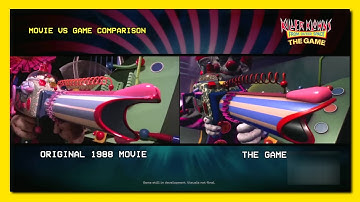 Killer Klowns From Outer Space The GAME AND FILM COMPARISON