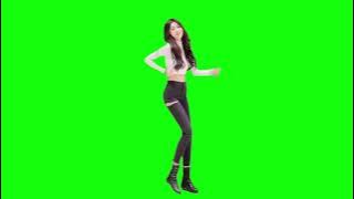 beautiful girl Dance green screen video