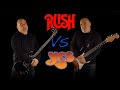 Rush VS Yes (Guitar Riffs Battle)