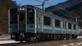 JRE127系A3編成 2240M 普通 松本行き JR篠ノ井線 冠着～聖高原 区間