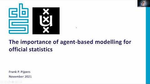 The importance of agent-based modelling for official statistics - by Frank P  Pijpers
