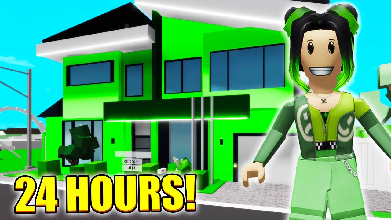 LIVING IN AN ALL GREEN BROOKHAVEN WORLD!! YouTube