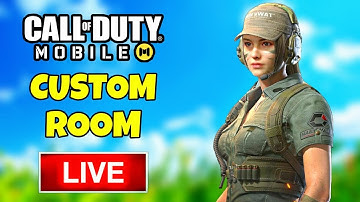Call of Duty Mobile Custom Room Live Stream | COD Mobile Private Battle Royale Gameplay