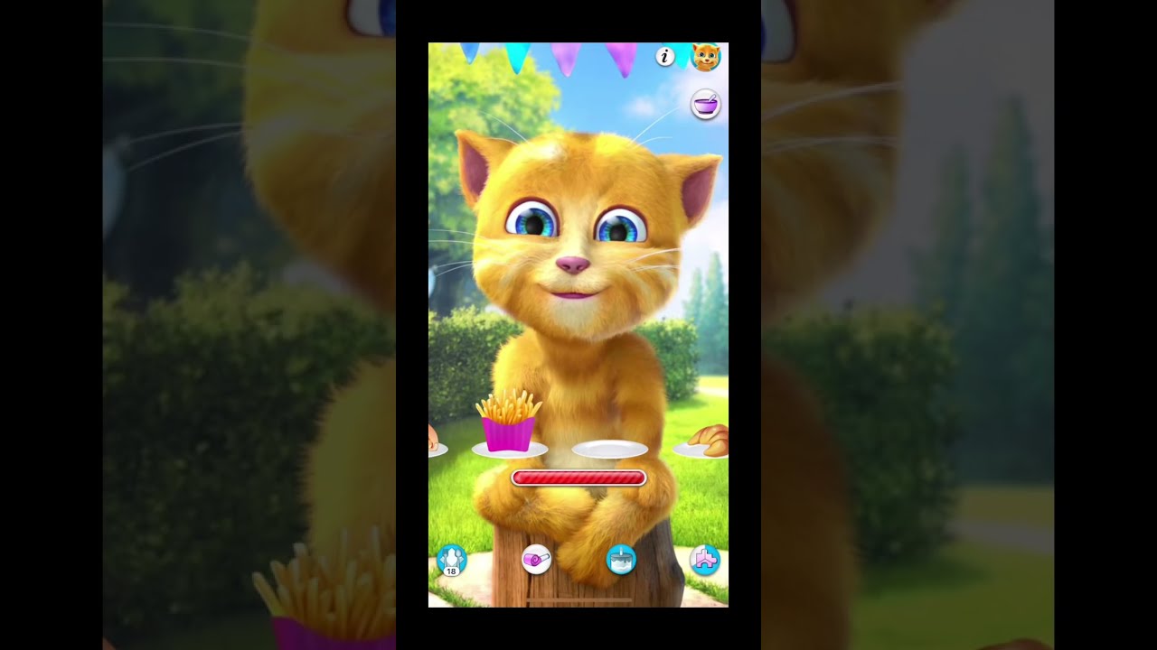 Talking Ginger 5 Shorts Talkingtom Youtubeshorts Talkingginger