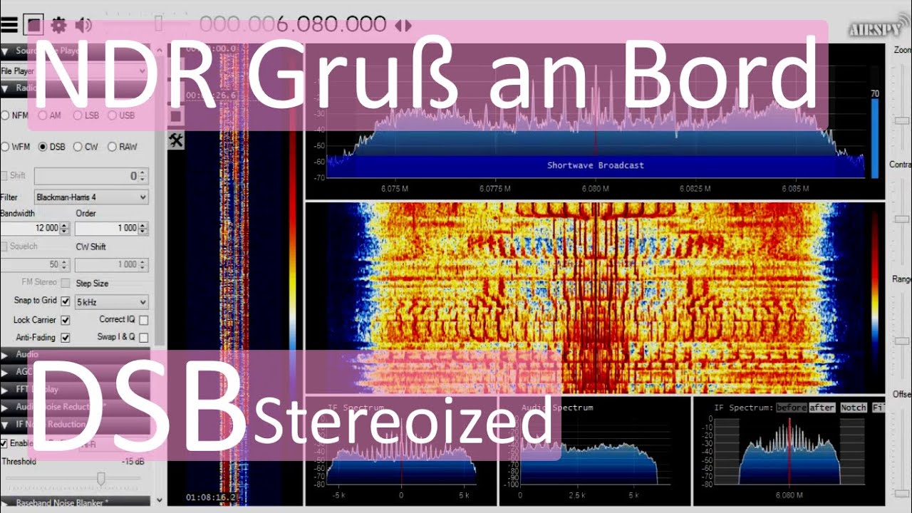 NDR Gruß an Bord [Stereoized songs, DSB] received in the UK 2019-12-24, 2002 UTC