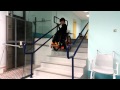 climbing stairs with wheelchair 2 (подъем по лестнице с инвалидной коляски)