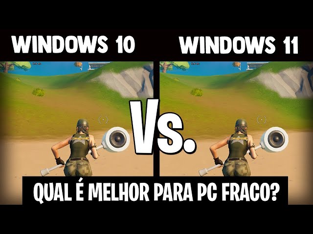 Windows 10 Vs. Windows 11 - Qual é melhor pra Jogos em PC Fraco? 