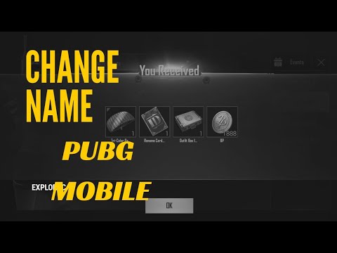 PUBG Mobile : how to change your name - YouTube