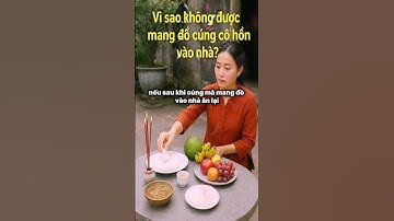 Vì Sao Không Được Mang Đồ Cúng Cô Hồn Vào Nhà