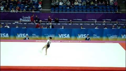 Aagje Vanwelleghem BEL Floor London 2012 Test Event