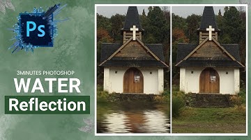 How to create water reflection in #photoshop