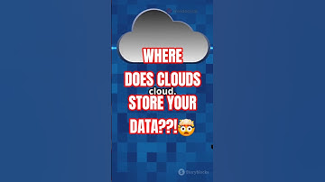 WHERE DOES CLOUDS STORE YOUR DATA📈 #shorts