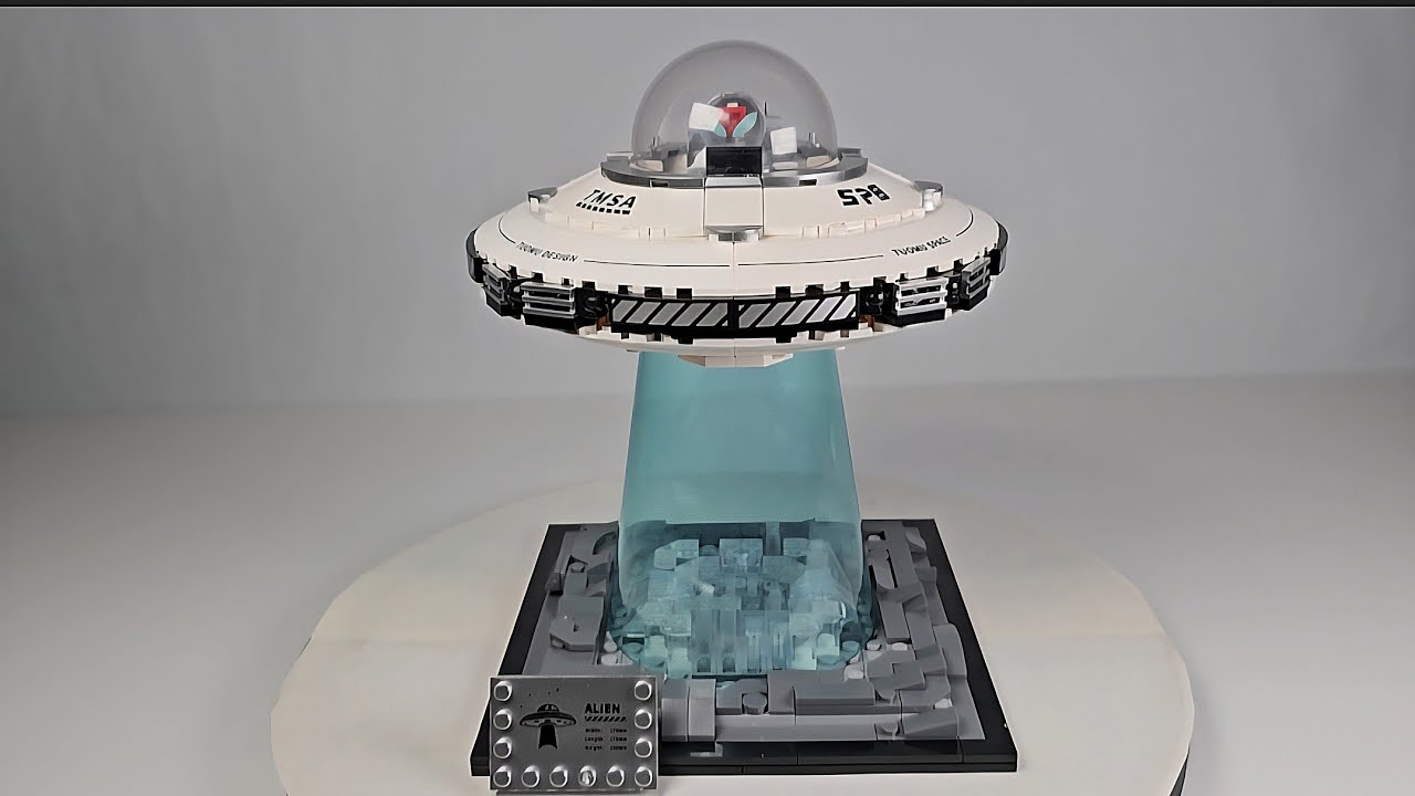 UFO Exploration Spaceship Building Set From Uncle Brick