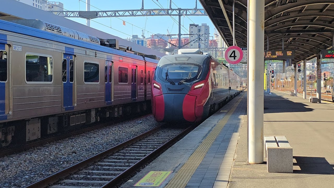 (20260103) 부전발 동해행 ITX-마음 1805 부전역 진입釜田発東海行きITX-心1805釜田駅に進入  