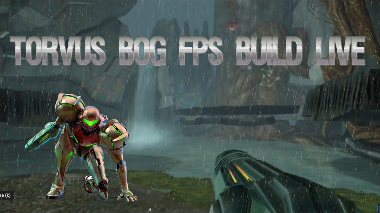 Metroid Torvus Bog FPS Build Live🔴[6] - Spider Rails & Bogs