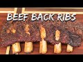 Beef Finger Ribs | Smoked Beef Back Ribs | Pellet Grill