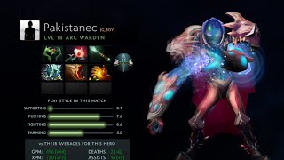 Dota 2 Replay 7.35d -Mid- Arc Warden [Top Core] STOMPED