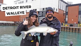 Spring Walleye Fishing on the Detroit River!