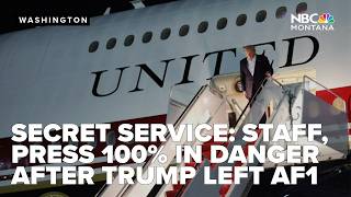 Staff, press were 100% in danger after Trump left AF1, says former Secret Service agent