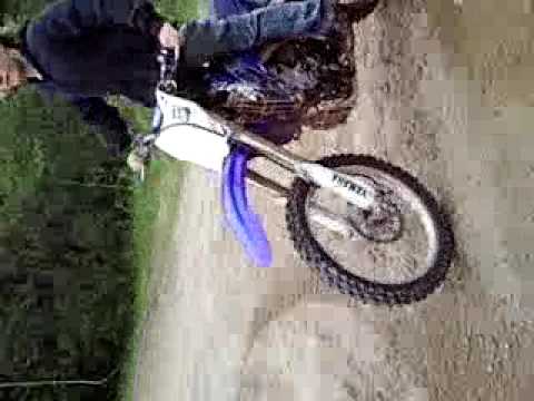 Yz250f wheelies.