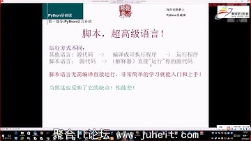 Python语言基础 1 2 语言介绍 环境安装