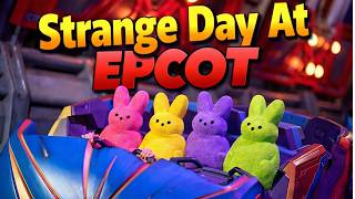 Strange Day At EPCOT! DVC Lounge And A Pink Bunny?
