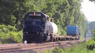 HD Rare MEC 604/600 on Pan Am Railways PO-3/Rail Extra at Plaistow NH July 15th 2021