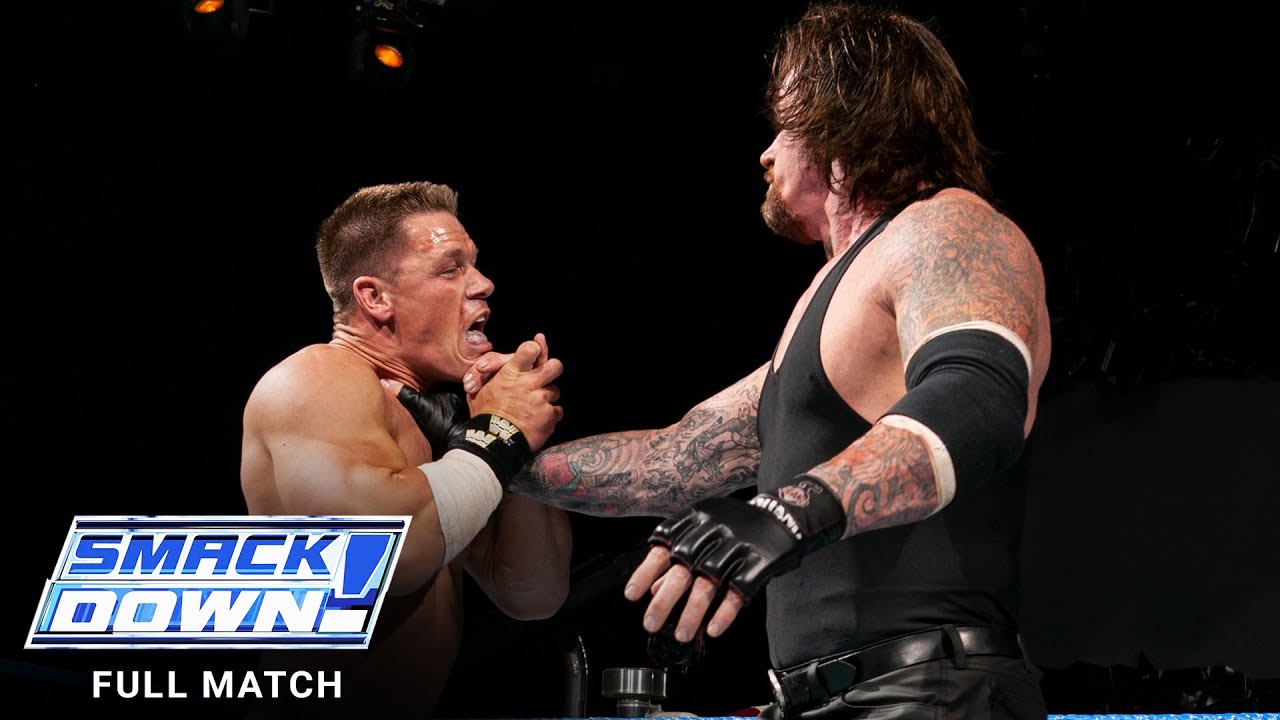 FULL MATCH   The Undertaker vs John Cena SmackDown June 24 2004