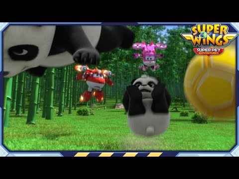 Panda Monium | Superwings Superpet Adventures | S7 Ep01 | Superwings