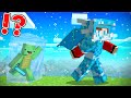 Ice dragon armor speedrunner vs hunter in minecraft  maizen jj and mikey