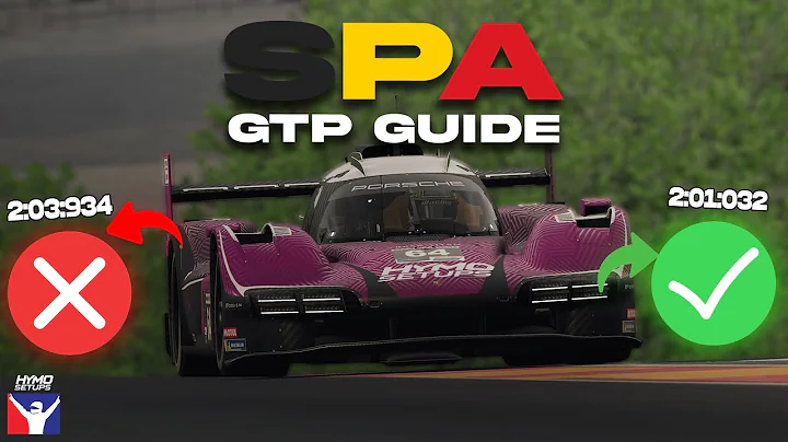 HOW TO DO SPA IN iRacing | GTP Track Guide & Tips