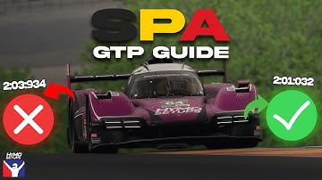 HOW TO DO SPA IN iRacing | GTP Track Guide & Tips