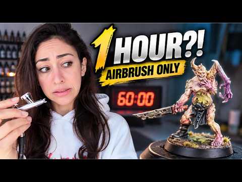 Can You Paint a Warhammer Miniature Tabletop-Ready in Just 1 Hour? — video thumbnail